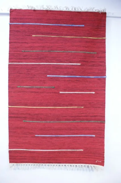 NI 11691 Designer Natur Kelim Teppich Handarbeit Wolle fein verschiedene Größe
