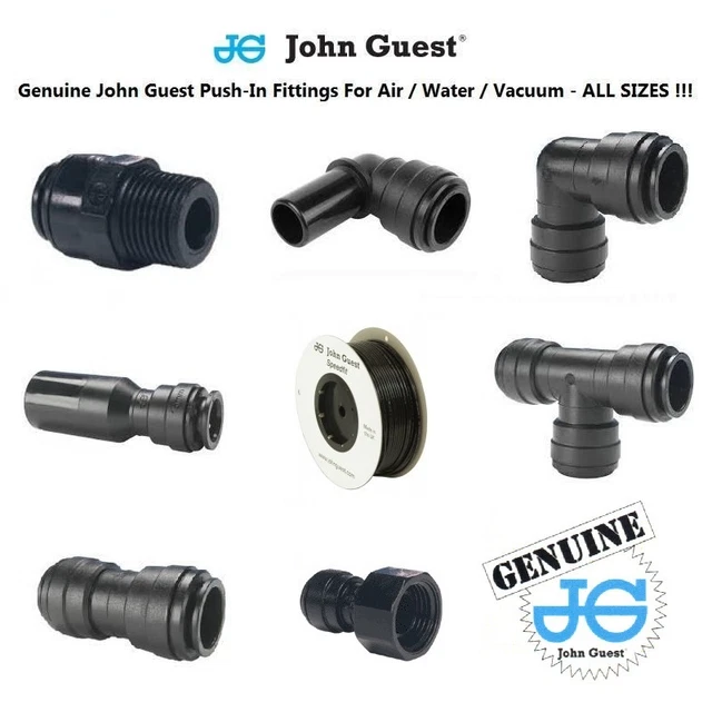 John Guest 3/8 In. O.D. Push-to-Connect X 3/8 In. MIP NPTF Polypropylene Valve Fitting PPSV011223WHD - The Home Depot - Foto 4