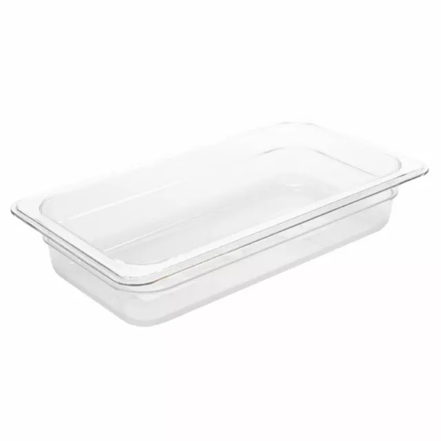 Vogue Clear Polycarbonate 1/3 Gastronorm Tray 65mm