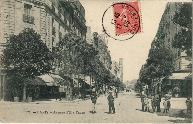 CPA PARIS 15e - Avenue Félix Faure (54288)