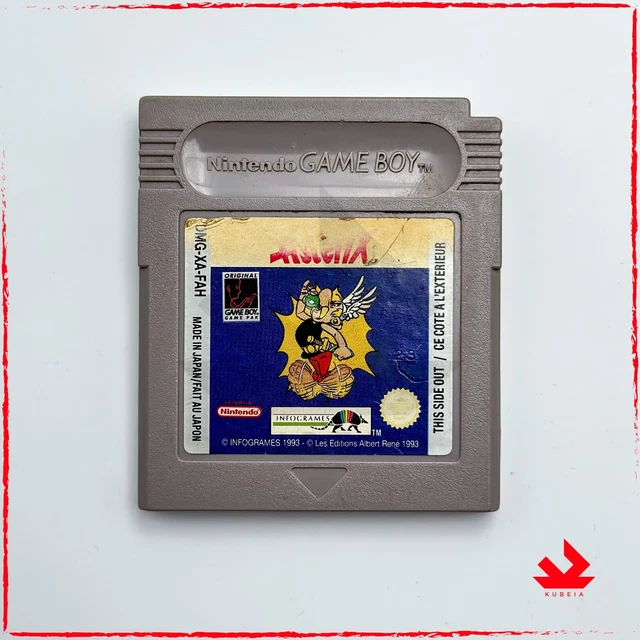 Notice Nintendo Game Boy GB Astérix - Ver. FAH