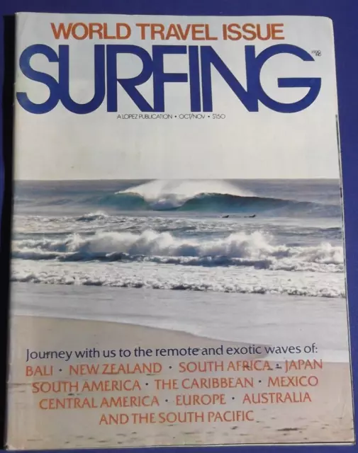 Surfing Magazine-Oct/Nov 1977-Puerto Rico-Bali-Japan-Mexico-Poster-Vintage