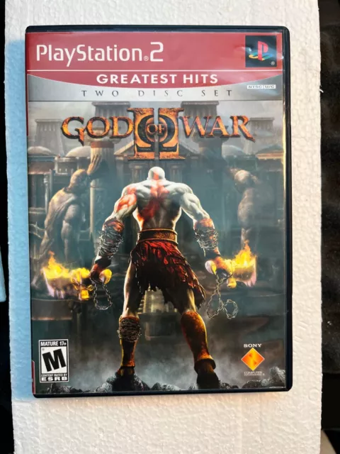 GOD OF WAR II Two Disc Set PS2 ( 2007) Greatest Hits $24.99 - PicClick