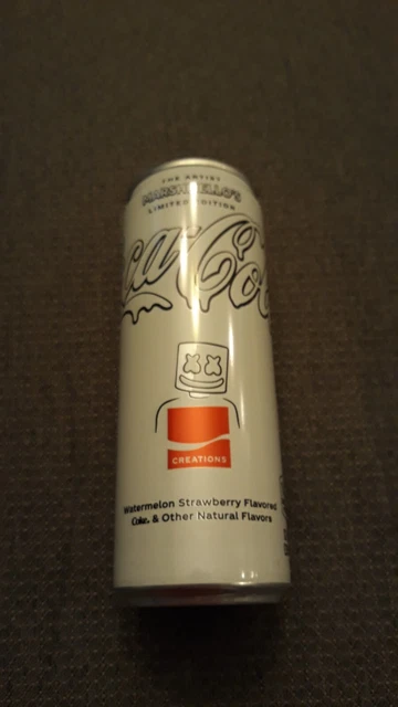 ⭐RARE Soda Limited Edition Artist Marshmello Coca-Cola Coke Creations 12oz Can