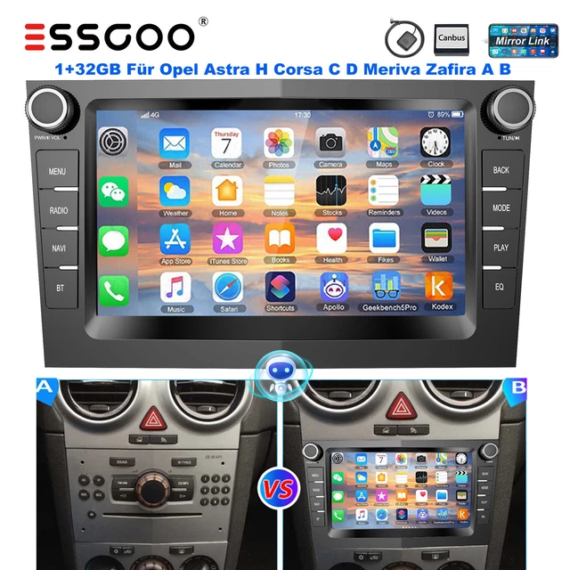 Opel Antara 7 Zoll Radio Mit CD Für Opel Corsa D Zafira B Astra H Corsa C Combo C Navi Lenkradsteuerung Bluetooth RDS DSP GPS DAB Opel Corsa C Radio