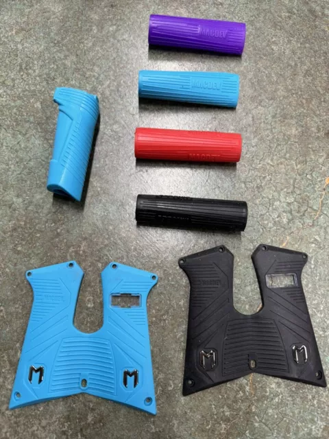 Macdev Clone 5 And Cyborg Paintball Grips And Rubber