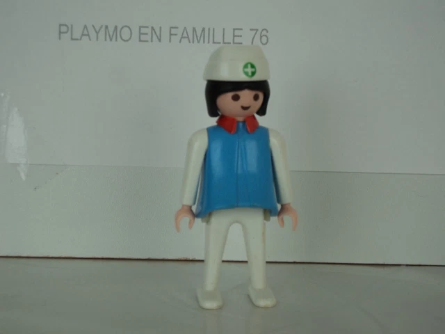 Playmobil série 24 docteur secouriste maison hôpital city life sumer