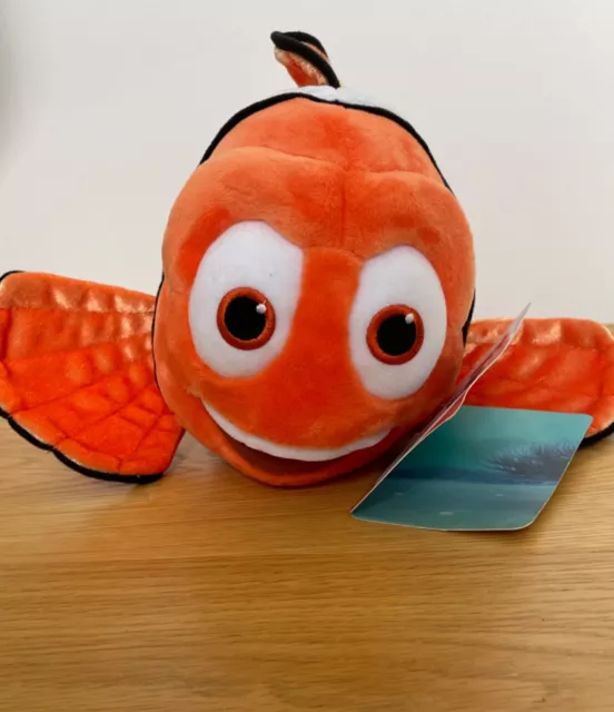 BNWT Disney Store Marlin Finding Nemo Nemo's Dad Stamped Soft Toy Plush Rare