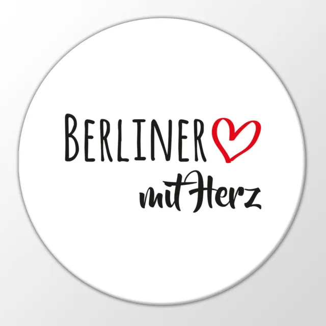 Berliner mit Herz Magnet Kühlschrankmagnet Geschenk Idee Geburtstag Souvenir für