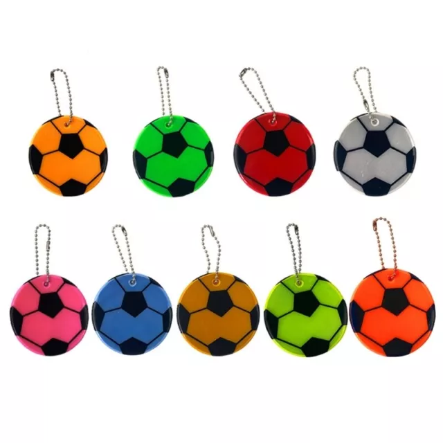 Reflective Keychain Charm Bag Pendant Keyrings for Jackets Backpack Wheelchairs