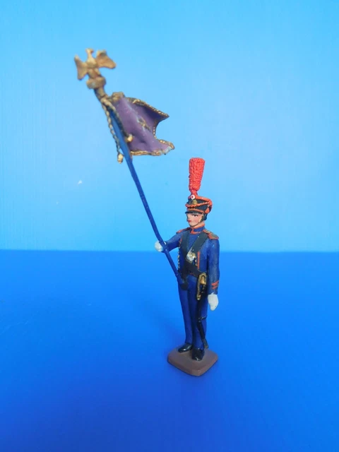 Figurine CBG Mignot Porte-Drapeau Des Grenadiers à Cheval De