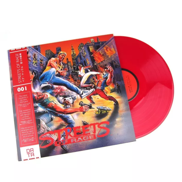 Streets De Rage Yuzo Koshiro Scellé Vinyle Rouge Sega LP 180g DATA001 Data Discs