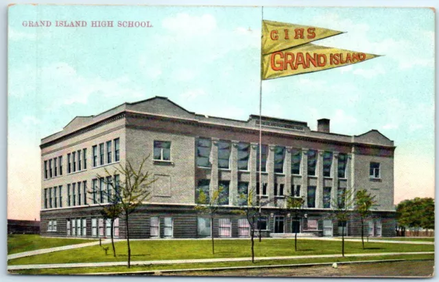 Postcard - Grand Island High School - Grand Island, Nebraska