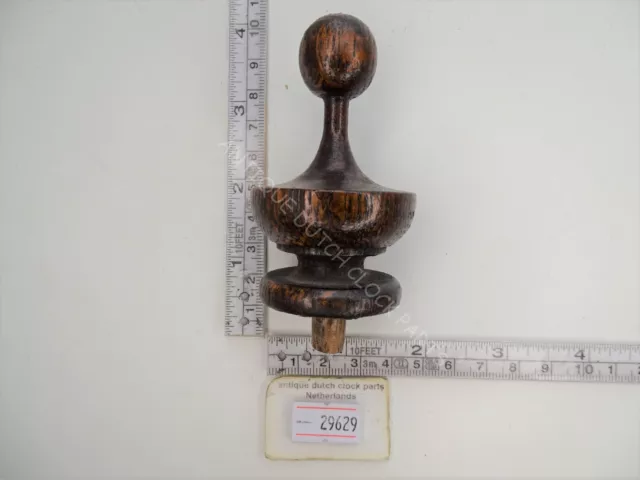 Wooden Finial Or Ornament For A German Gustav Becker Regulator Clock