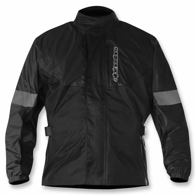 Alpinestars Hurricane Motorbike Motorcycle Rain Over Jacket Black