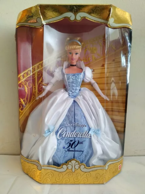 MATTEL DISNEY CINDERELLA 50th Anniversary Barbie - Disney Princess Collection EUR 26,80