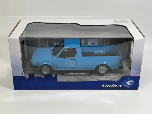 Volkswagen Caddy MK1 1982 Bleu 1:18 Echelle Solido 1803509 9