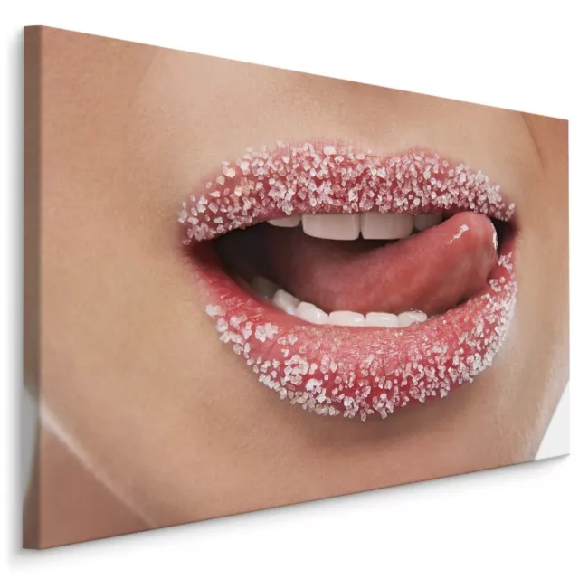 Leinwandbilder Canvas Print Deko Wandbilder Akt & Erotik Frauen sexy Lippen Love