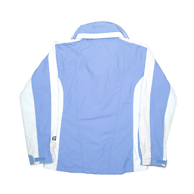 COLUMBIA VERTEX Pioggia con Cappuccio Regolare blu nylon giacca Ragazze XL 3