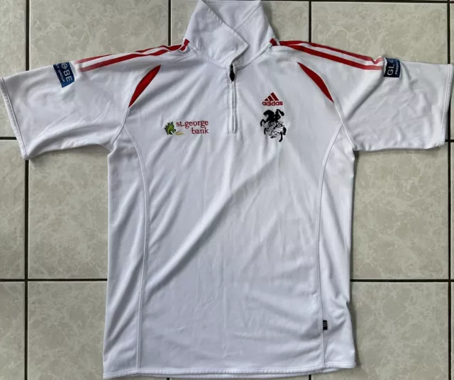 St George Illawarra Dragons Mens Polo Shirt Size S NRL Rugby League Adidas