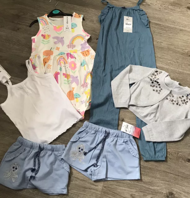 New Girls 5-6 Years Summer Clothes Bundle - new frozen shorts