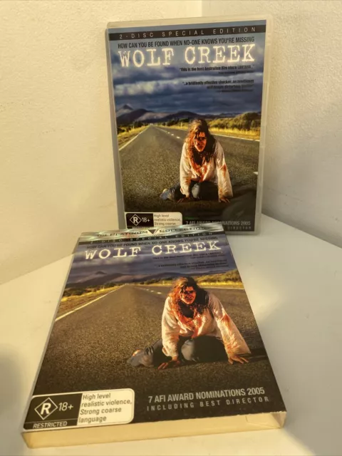 Wolf Creek  (DVD, 2005) John Jarrett - Horror 🩸🩸  - Plat. Collection