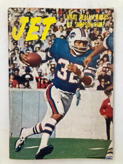 VTG Jet Magazine December 11 1975 Vol 49 #12 O.J. Simpson No Label