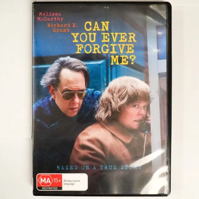 Can You Ever Forgive Me? (DVD, 2018) Melissa McCarthy - Crime Biography Comedy