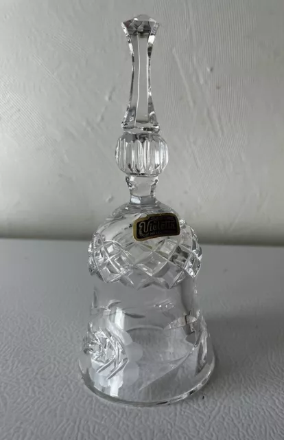 Violetta Bell Hand Cut 24% Lead Crystal Made In Poland