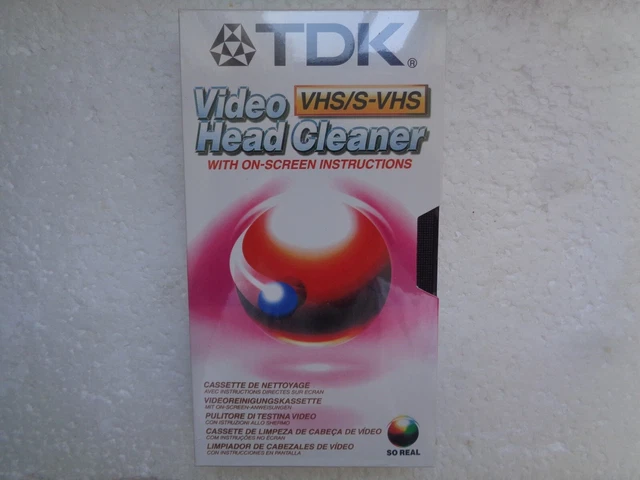 Cassette de nettoyage pour tete de lecture vhs - Au quotidien