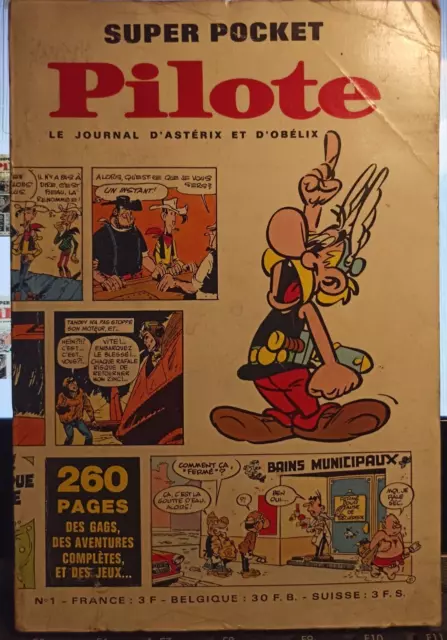 Super Pocket Pilote N°1 Le Journal D 'Asterix Et Obelix 3