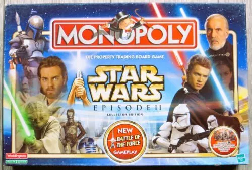 Star Wars Monopoly Episode 2 spare character movers  select character