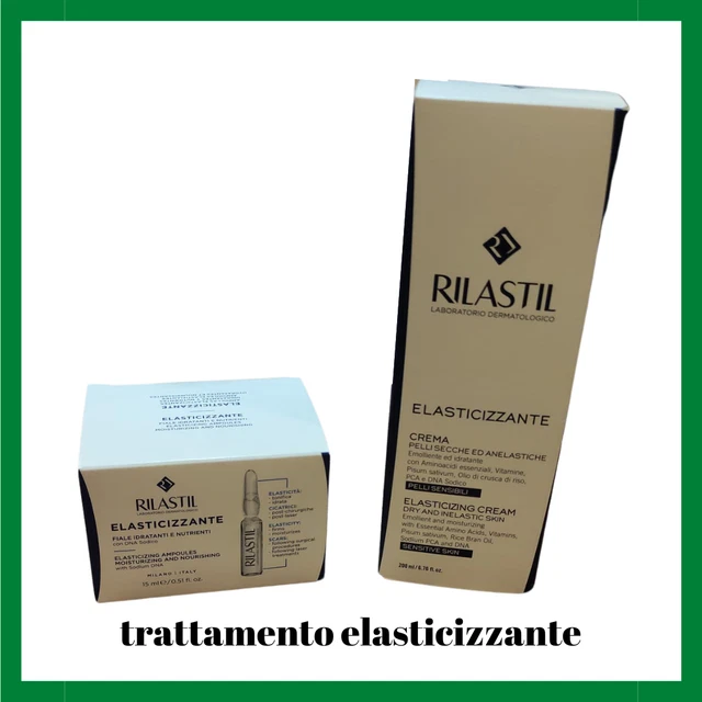 Rilastil trattamento fiale+crema elasticizzante tonificante cicatrici gravidanza