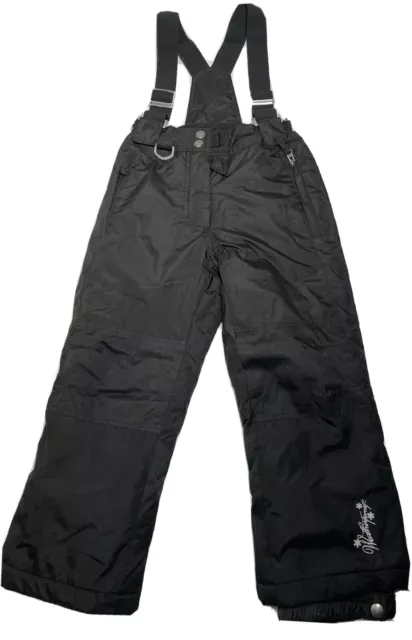 EUC Weatherproof 32 Degree Girls Bib Black Snow Pant Sz XS (5/6) #C4