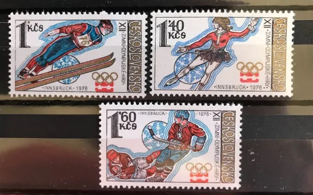 Tschechoslowakei 1976, Mi. Nr. 2305 - 2307, postfrisch