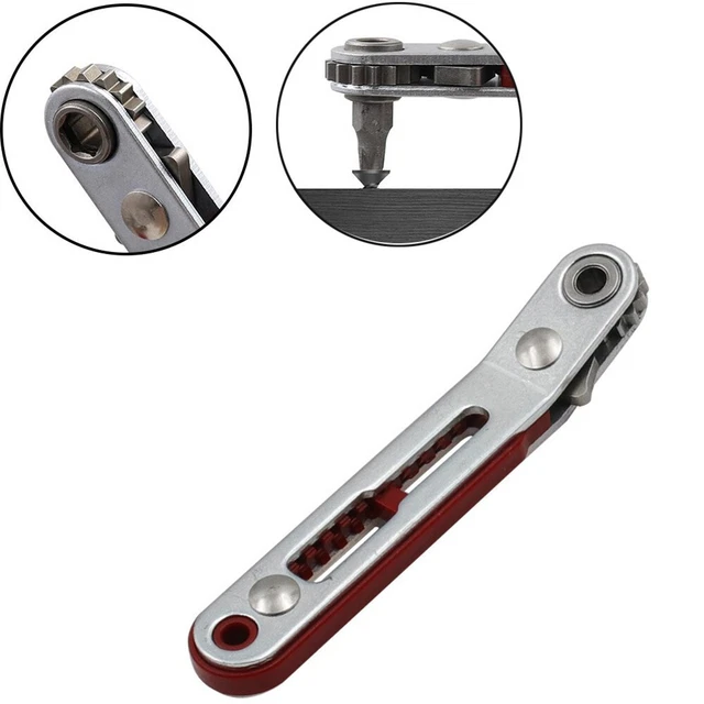 Clé à main outils contrôle bidirectionnel chrome vanadium acier cliquet