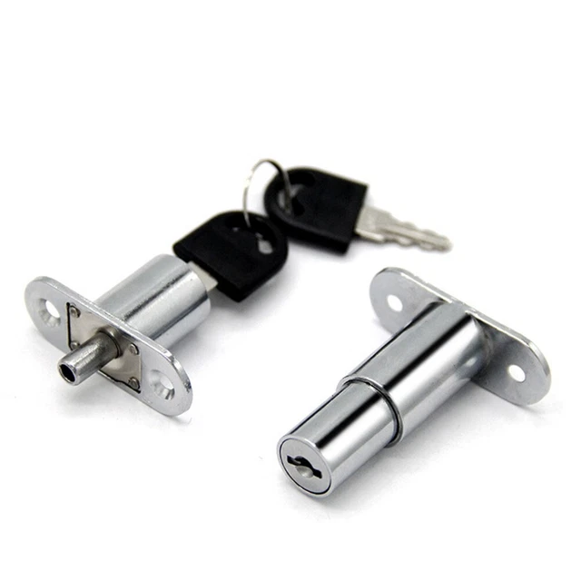 Cerradura de seguridad puerta plata acero inoxidable 23mm/32mm protección antirrobo