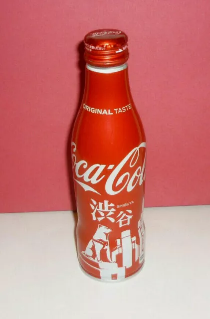 1 Coca Cola Bouteille Coke Bottle  Alu " Shibuya 2018 " Full Japon