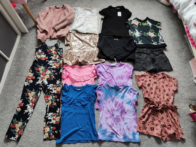 Large Bundle Of Girls Clothes Age 8-9