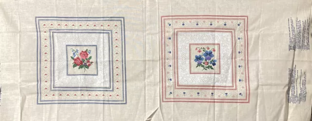 Almohada de colección de tela Cranston diseño estampado de punto pequeño para bordar en natural