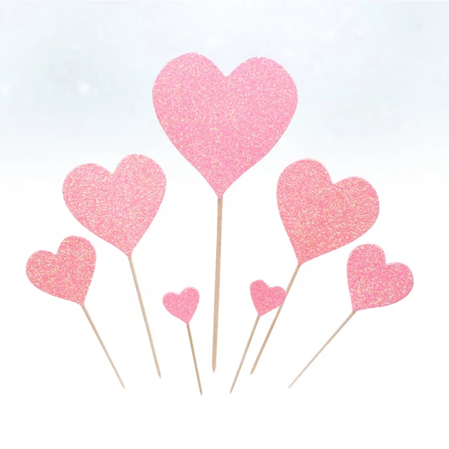 14 pz scelte torta festa topper San Valentino cuore cupcake carta amore