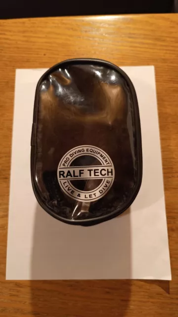 Ralf Tech Maskentasche black schwarz gepolstert Tauchmaske Tasche Zubehör Neu