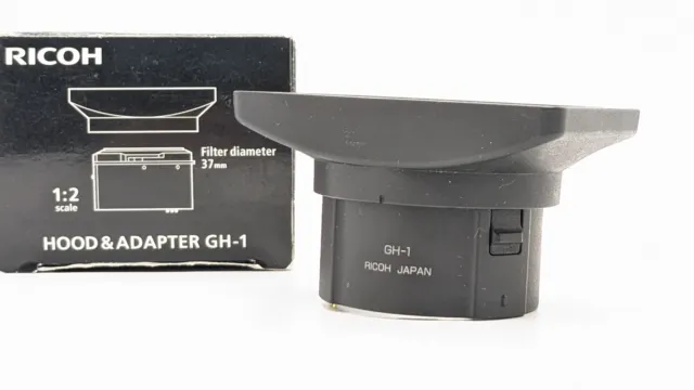 [Almost MINT in Box] Ricoh Lens Hood & Adapter GH-1 for GR Digital & II Japan