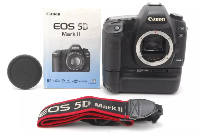 Canon EOS 5D Mark II 21.1MP Digital SLR Camera Body & AA Battery Grip BG-16 Set
