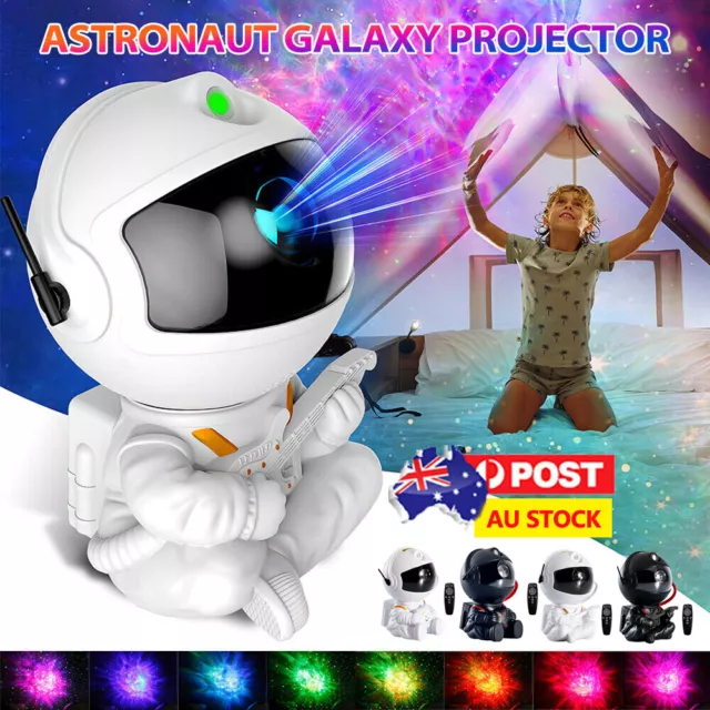 Astronaut Starry Galaxy Projector Night Light Lamp Space Nebula Star w/ Remote