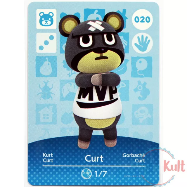 Carte Amiibo Animal Crossing 410 Tiquette / Label Holo [EUR] Série 5 Near  Mint