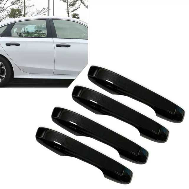 4 Pcs New Car Auto Outer Door Handle Cover Trim For Honda Civic 11th 2022+