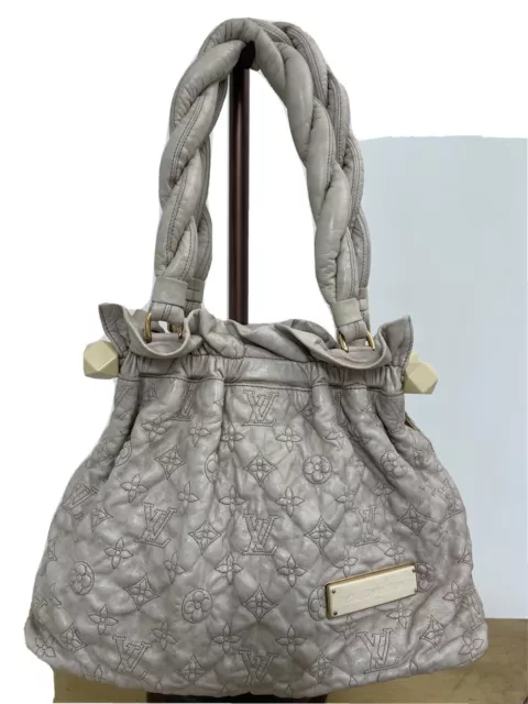 tas shoulder-bag Louis Vuitton Limited Edition Beige Monogram Stratus Olympe  PM Shoulder Bag
