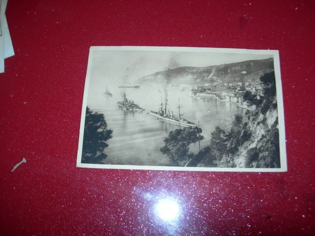 Old Villefranche Alpes Maritimes La Rade Postcard