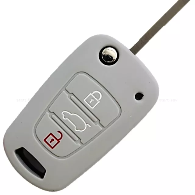 3 Tasten Auto Schlüssel Hülle für Hyundai I20 I30 X35 IX20